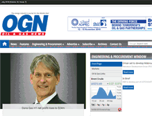 Tablet Screenshot of oilandgasnewsworldwide.com
